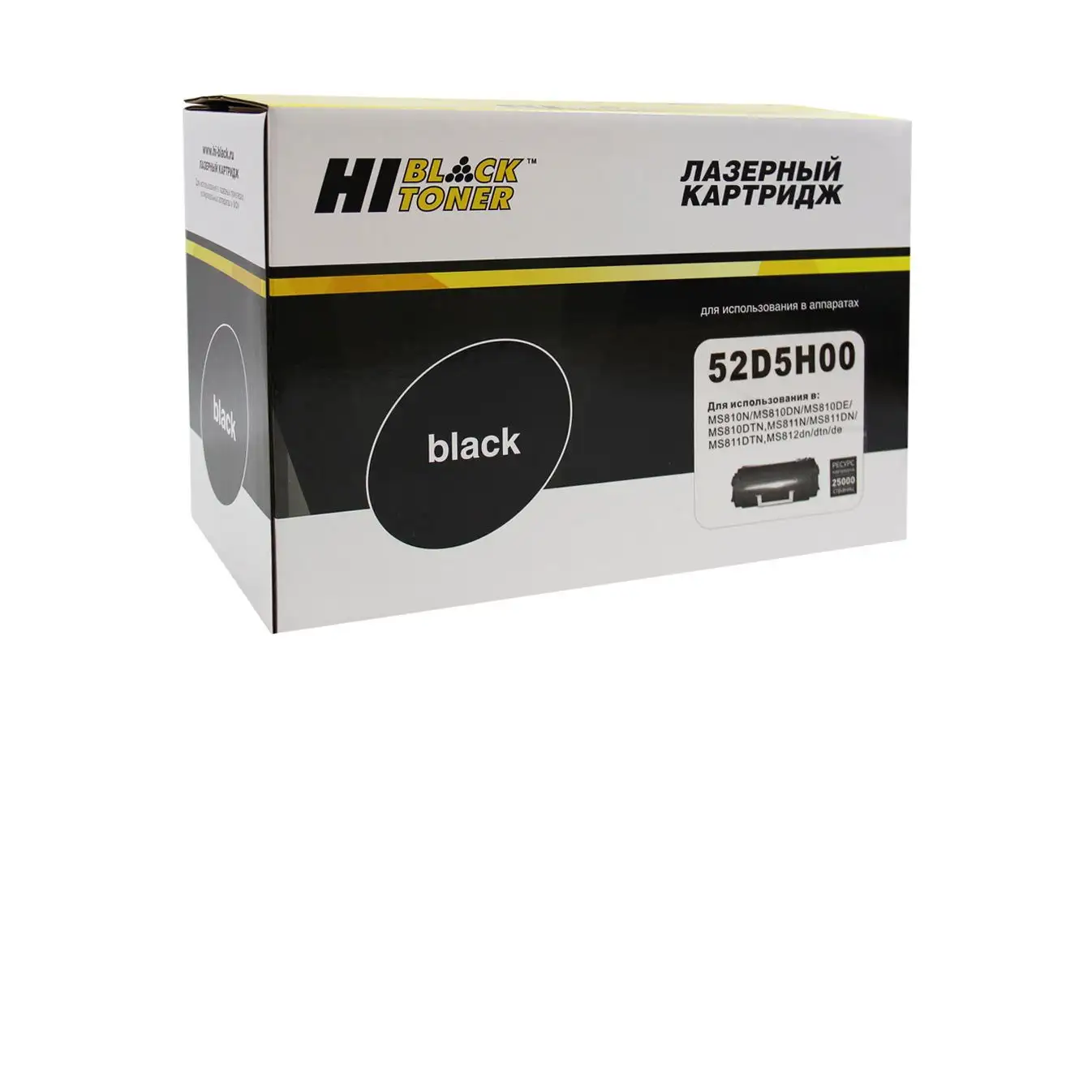 Тонер-картридж Hi-Black (HB-52D5H00) для Lexmark MS810/MS811/MS812, 25K Тонер-картридж Hi-Black (HB-52D5H00) для Lexmark MS810/MS811/MS812, 25K