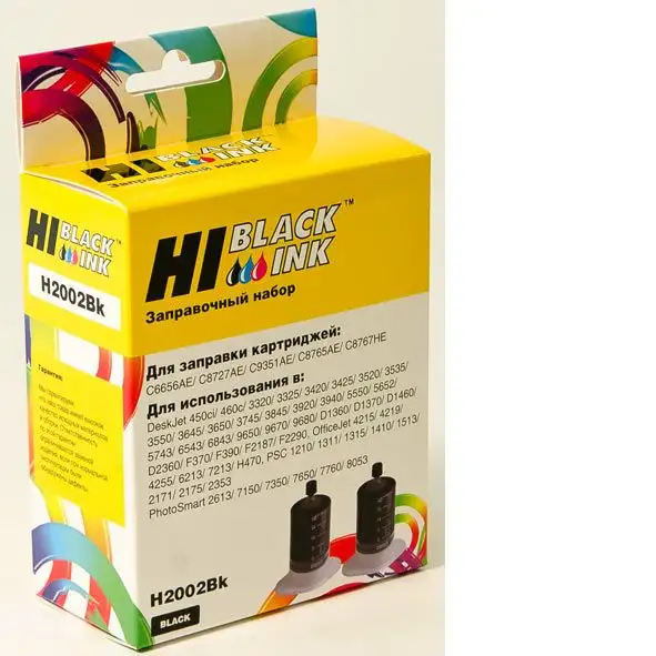 Заправочный набор Hi-Black для HP C9351A/C8765H/C8767H/HPC6656A/C8727A, Bk, 2x20 мл. Заправочный набор Hi-Black для HP C9351A/C8765H/C8767H/HPC6656A/C8727A, Bk, 2x20 мл.