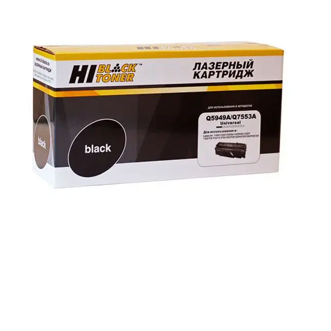 Картридж Hi-Black (HB-Q5949A/Q7553A) для HP LJ 1160/1320/P2015/ Canon 715, Универс, 3,5K Картридж Hi-Black (HB-Q5949A/Q7553A) для HP LJ 1160/1320/P2015/ Canon 715, Универс, 3,5K