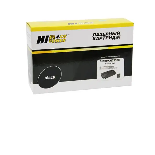 Картридж Hi-Black (HB-Q5949X/Q7553X) для HP LJ P2015/1320/3390/3392, Универсальный, 7K Картридж Hi-Black (HB-Q5949X/Q7553X) для HP LJ P2015/1320/3390/3392, Универсальный, 7K