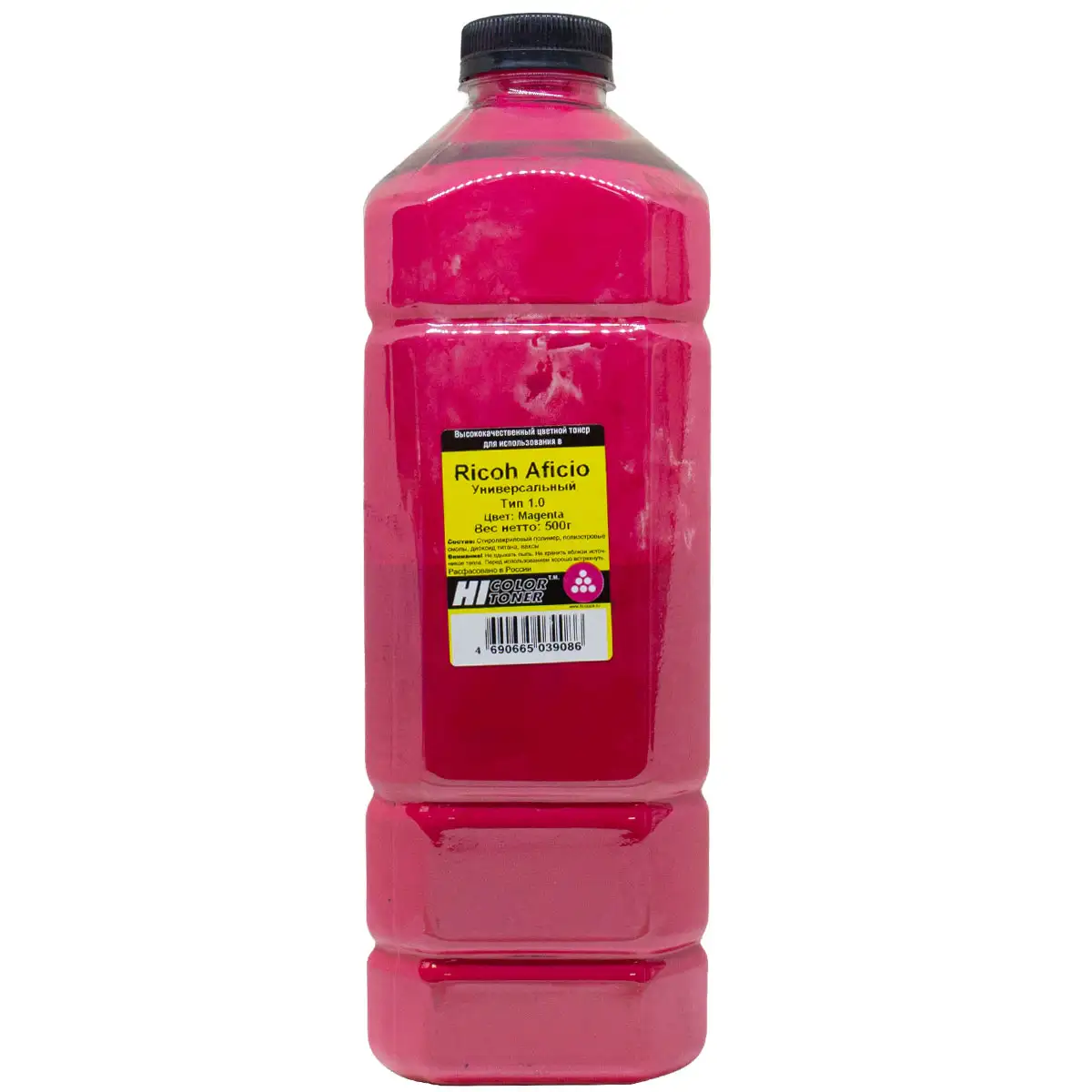 Тонер Hi-Black Универсальный для Ricoh Aficio Color, Тип 1.0, M, 500 г, канистра Тонер Hi-Black Универсальный для Ricoh Aficio Color, Тип 1.0, M, 500 г, канистра
