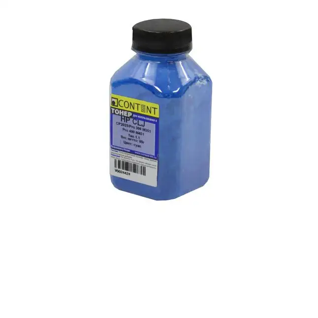 Тонер Content для HP CLJ CP2025/Pro 300 M351/Pro 400 M451, Тип 1.1, C, 80 г, банка Тонер Content для HP CLJ CP2025/Pro 300 M351/Pro 400 M451, Тип 1.1, C, 80 г, банка