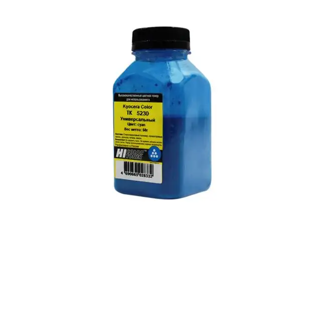 Тонер Hi-Black для Kyocera Color TK-5230C, С, 50 г, банка Тонер Hi-Black для Kyocera Color TK-5230C, С, 50 г, банка