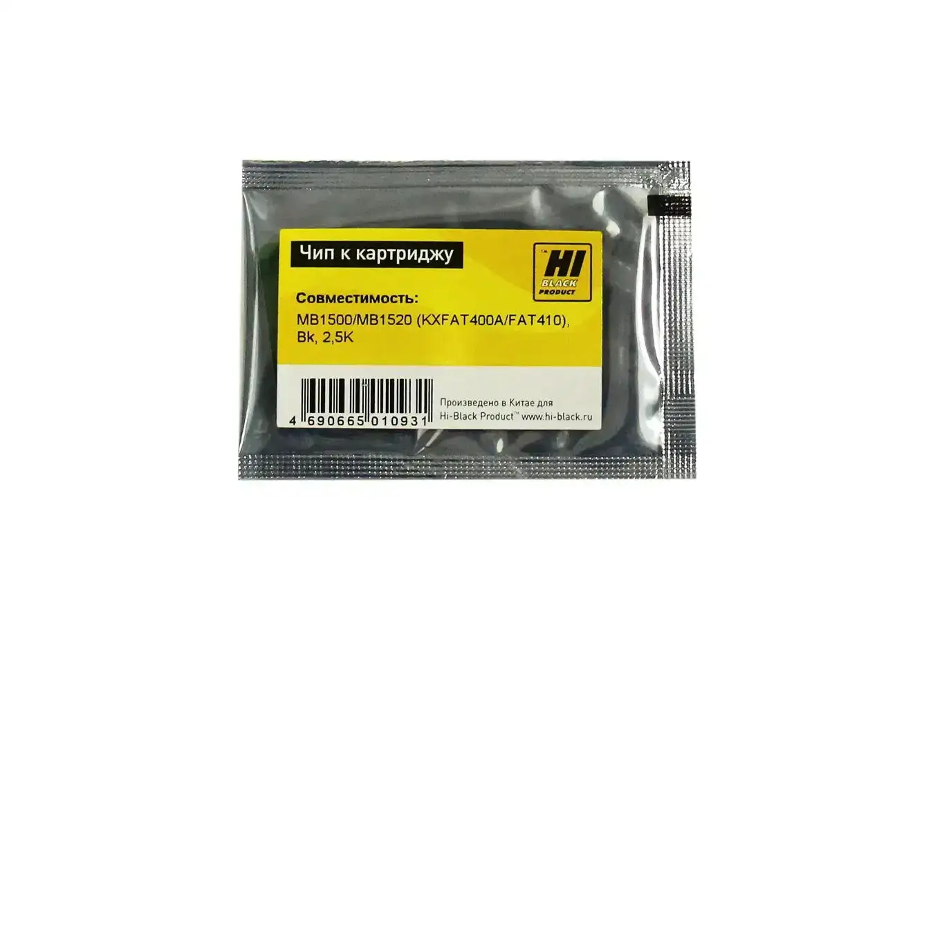 Чип Hi-Black к картриджу Panasonic MB1500/MB1520 (KX-FAT400A/FAT410), Bk, 2,5K Чип Hi-Black к картриджу Panasonic MB1500/MB1520 (KX-FAT400A/FAT410), Bk, 2,5K