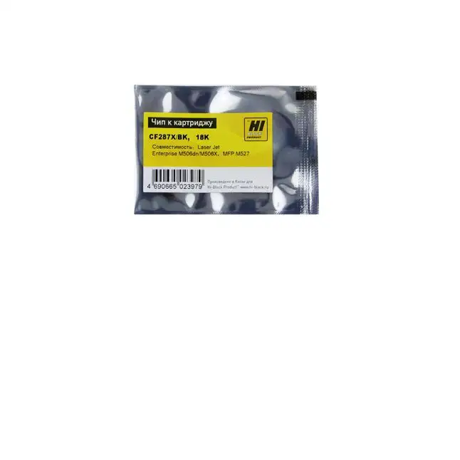 Чип Hi-Black к картриджу HP LJ Enterprise M506/M527/M501 (CF287X) OEM size, Bk, 18K Чип Hi-Black к картриджу HP LJ Enterprise M506/M527/M501 (CF287X) OEM size, Bk, 18K