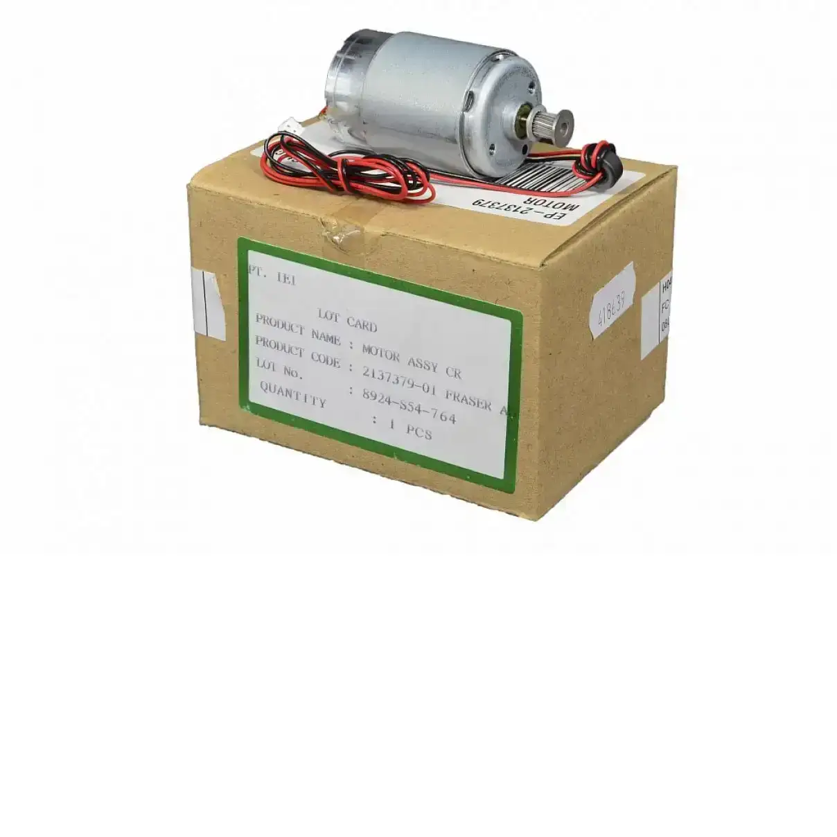 Артикул: vt-10732, 2137379 Двигатель (мотор) каретки Epson L1300/L1800 , , Партномер: 2137379, Тип: Моторы, Двигатели, Производитель: Epson, для Epson, 