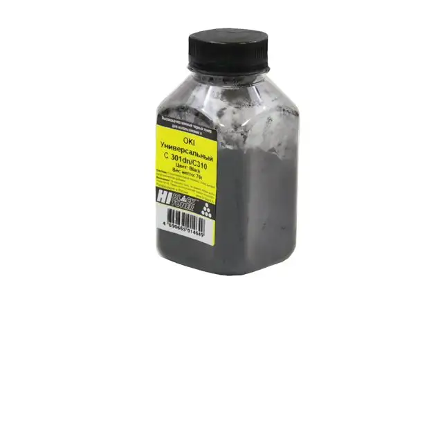 Тонер Hi-Black Универсальный для Oki С301dn/C310, Bk, 70 г, банка Тонер Hi-Black Универсальный для Oki С301dn/C310, Bk, 70 г, банка