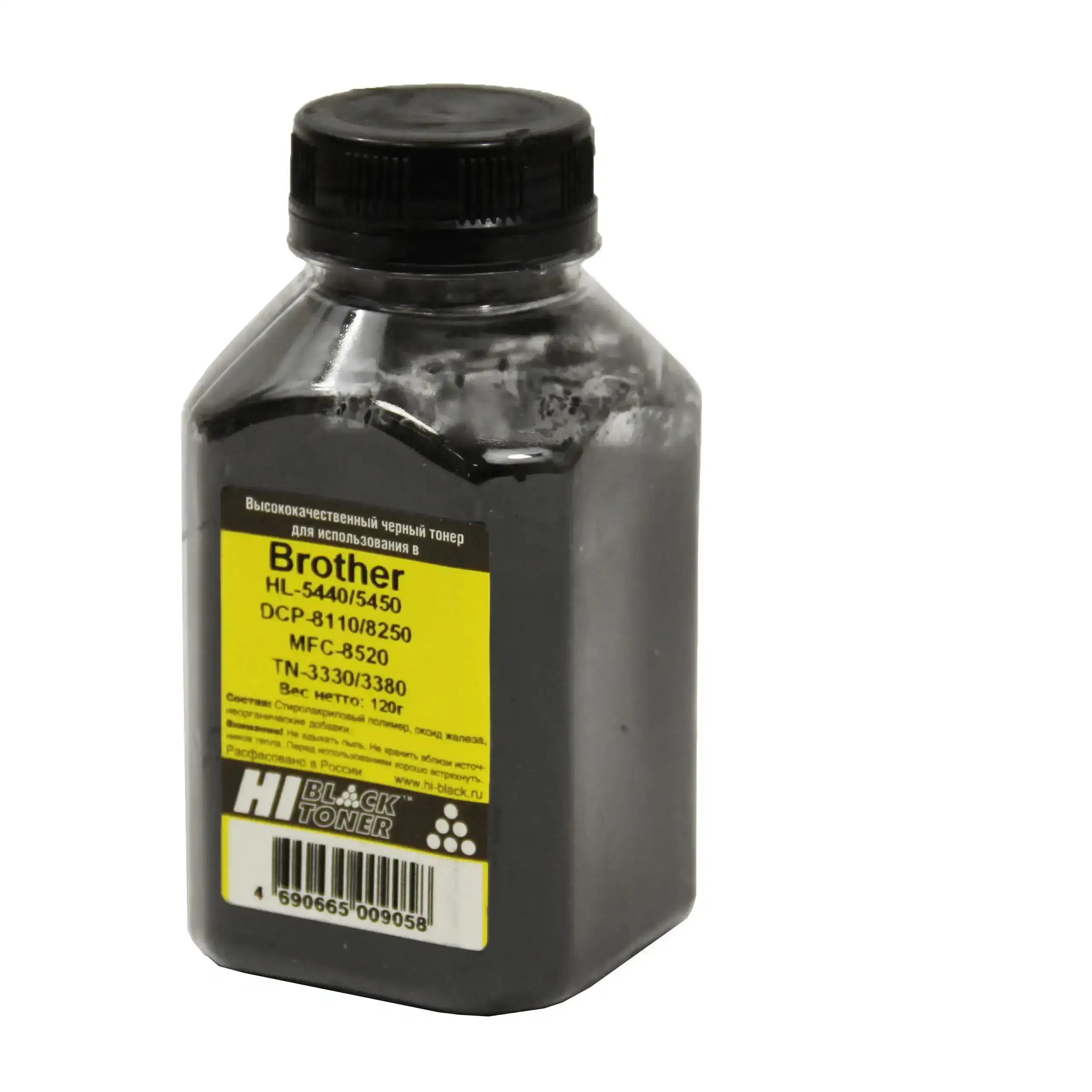 Тонер Hi-Black для Brother HL-5440/DCP-8110/MFC-8520 (TN-3330/3380), Bk, 120 г, банка Тонер Hi-Black для Brother HL-5440/DCP-8110/MFC-8520 (TN-3330/3380), Bk, 120 г, банка