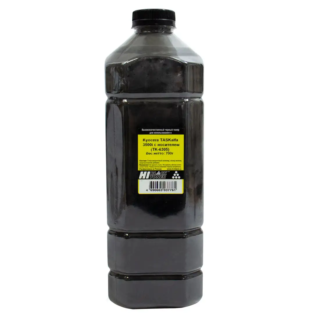 Тонер Hi-Black с носителем для KYOCERA TASKalfa 3500i (TK-6305), 700 г, канистра Тонер Hi-Black с носителем для KYOCERA TASKalfa 3500i (TK-6305), 700 г, канистра