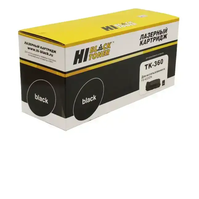 Тонер-картридж Hi-Black (HB-TK-360) для Kyocera FS-4020, 20K Тонер-картридж Hi-Black (HB-TK-360) для Kyocera FS-4020, 20K