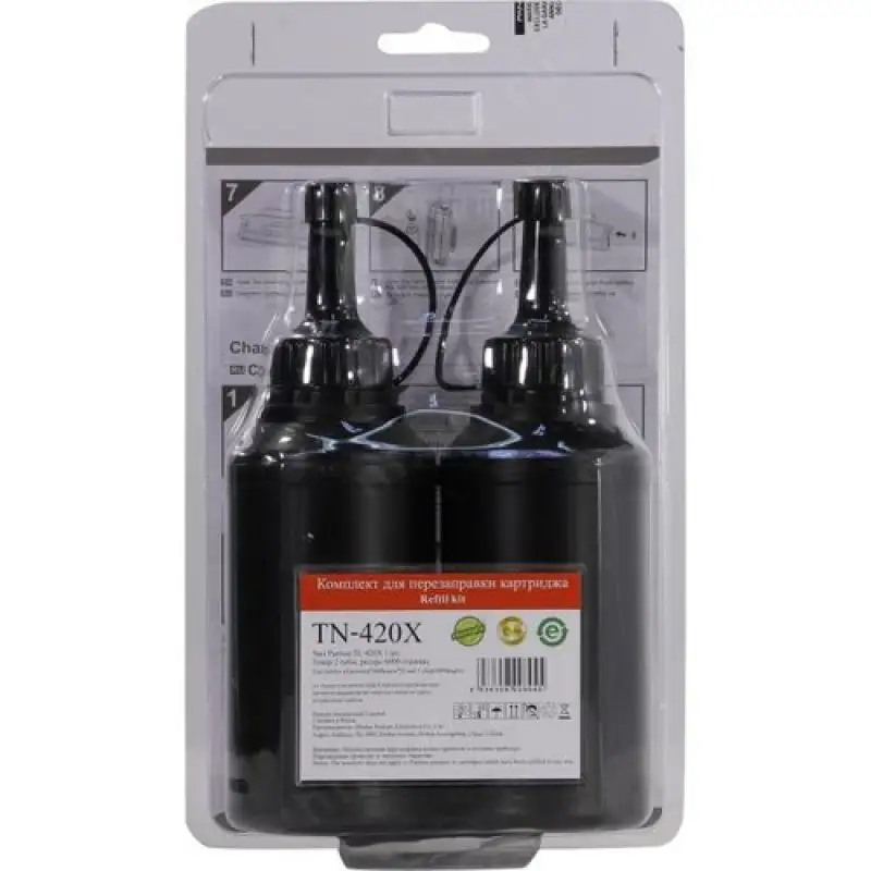 Заправочный комплект Pantum (TN-420X) для  M6700/P3010  Bk, 6K, 2 тонера+ 1чип, Bk