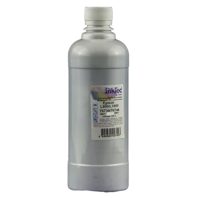 Чернила InkTec (E0017) для Epson L800/L1800 (T6731/ T6741), Bk, 0,5 л. Чернила InkTec (E0017) для Epson L800/L1800 (T6731/ T6741), Bk, 0,5 л.