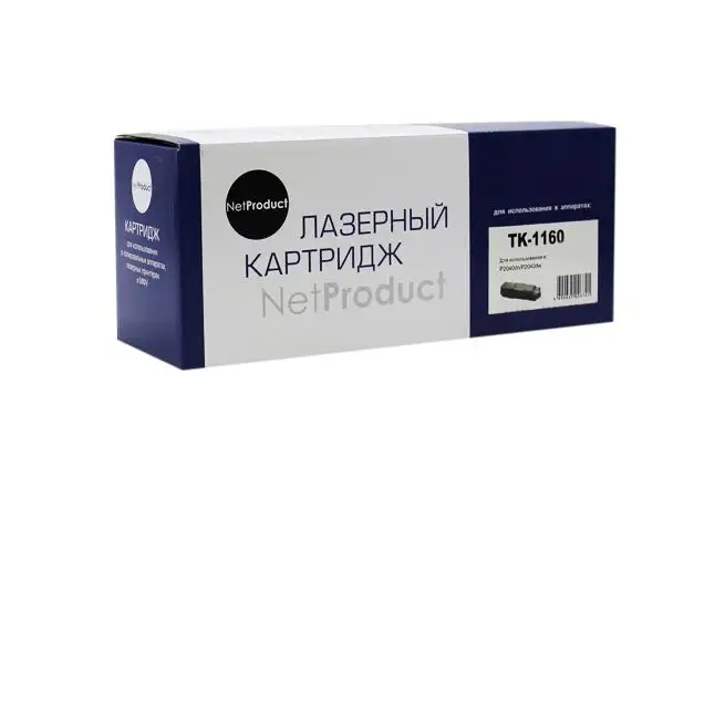 Тонер-картридж NetProduct (N-TK-1160) для Kyocera P2040dn/P2040dw, 7,2K, с чипом Тонер-картридж NetProduct (N-TK-1160) для Kyocera P2040dn/P2040dw, 7,2K, с чипом
