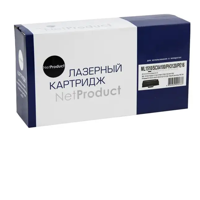 Картридж NetProduct (N-ML-1710D3) для Samsung ML-1510/1710/Xerox Ph3120/PE16, Универс., 3K Картридж NetProduct (N-ML-1710D3) для Samsung ML-1510/1710/Xerox Ph3120/PE16, Универс., 3K
