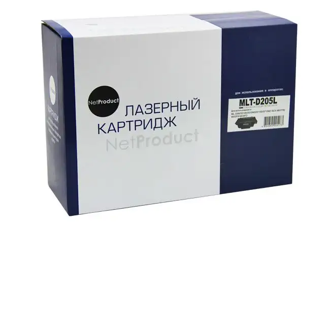 Картридж NetProduct (N-MLT-D205L) для Samsung ML-3310D/3310ND/3710D/3710ND/SCX-4833, 5K
