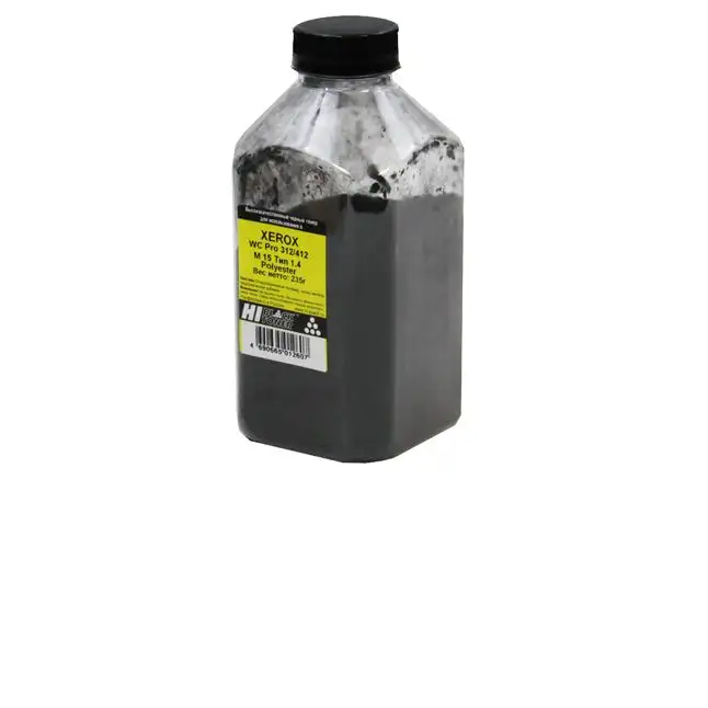Тонер Hi-Black для Xerox WC 312/Pro 412/M15, Polyester, Тип 1.4, Bk, 235 г, банка Тонер Hi-Black для Xerox WC 312/Pro 412/M15, Polyester, Тип 1.4, Bk, 235 г, банка
