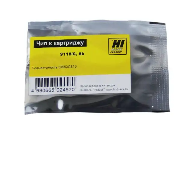 Чип Hi-Black к картриджу Oki C810/C830 (44059119), C, 8K Чип Hi-Black к картриджу Oki C810/C830 (44059119), C, 8K