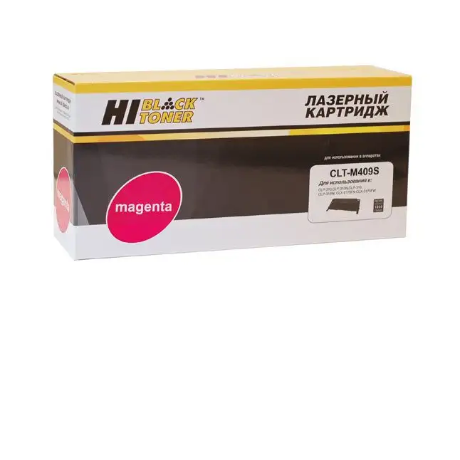 Тонер-картридж Hi-Black (HB-CLT-M409S) для Samsung CLP-310/315/CLX-3170fn/3175, M, 1K Тонер-картридж Hi-Black (HB-CLT-M409S) для Samsung CLP-310/315/CLX-3170fn/3175, M, 1K