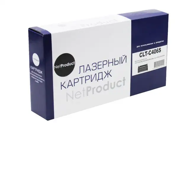 Тонер-картридж NetProduct (N-CLT-C406S) для Samsung CLP-360/365/368/CLX-3300/3305, C, 1K Тонер-картридж NetProduct (N-CLT-C406S) для Samsung CLP-360/365/368/CLX-3300/3305, C, 1K