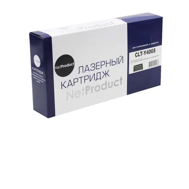 Тонер-картридж NetProduct (N-CLT-Y406S) для Samsung CLP-360/365/368/CLX-3300/3305, Y, 1K Тонер-картридж NetProduct (N-CLT-Y406S) для Samsung CLP-360/365/368/CLX-3300/3305, Y, 1K