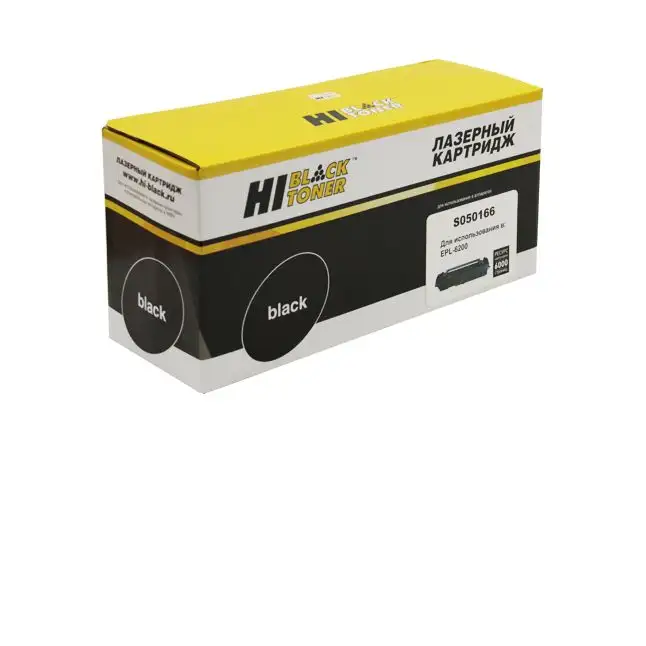 Тонер-картридж Hi-Black (HB-S050166) для Epson EPL-6200, Bk, 6K Тонер-картридж Hi-Black (HB-S050166) для Epson EPL-6200, Bk, 6K