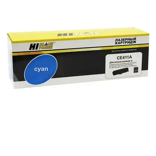 Картридж Hi-Black (HB-CE411A) для HP CLJ Pro300 Color M351/M375/Pro400 M451/M475, C, 2,6K Картридж Hi-Black (HB-CE411A) для HP CLJ Pro300 Color M351/M375/Pro400 M451/M475, C, 2,6K