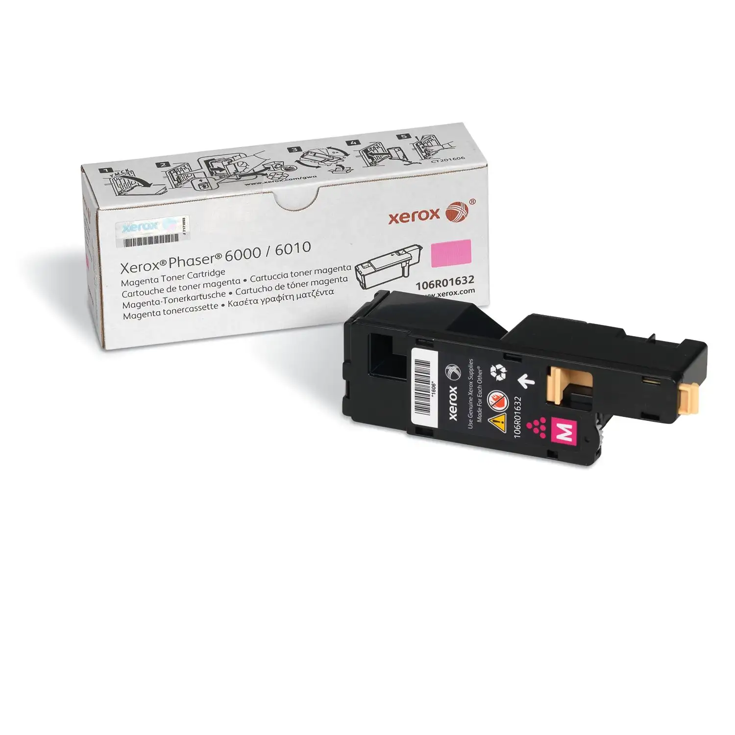 Принт-картридж (1K) Xerox Phaser 6000/6010/WC6015 106R01632 magenta Принт-картридж (1K) Xerox Phaser 6000/6010/WC6015 106R01632 magenta