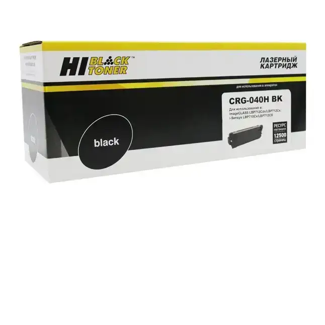 Артикул: vt-18542, Картридж Hi-Black (HB-№040H BK) для Canon LBP-710/710CX/712/712CX, Bk, 12,5K, Canon LBP-710/710CX/712/712CX, Партномер: HB-CRG-040H BK, Тип: Картриджи лазерные, Производитель: Hi-Black, для Canon,
