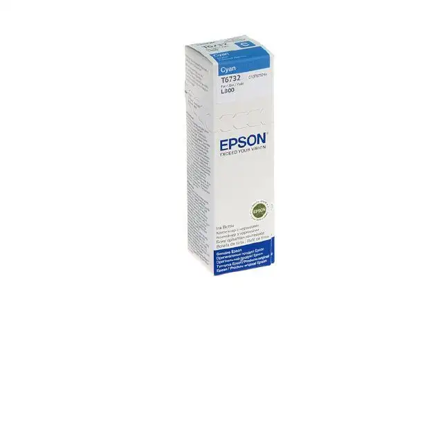 Чернила Epson L800/L1800/L810/L850 C13T67324A/C1T673298, cyan, 70ml Чернила Epson L800/L1800/L810/L850 C13T67324A/C1T673298, cyan, 70ml