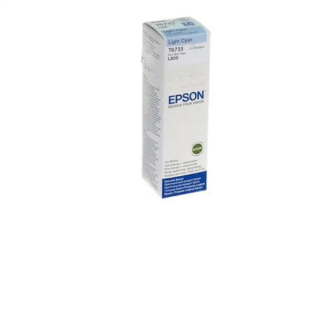 Чернила Epson L800/L1800/L810/L850 C13T67354A/C13T673598, light cyan, 70ml Чернила Epson L800/L1800/L810/L850 C13T67354A/C13T673598, light cyan, 70ml