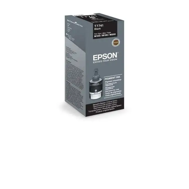 Чернила Epson M100/105/200/205 C13T77414A/C13T774198, black, 140ml Чернила Epson M100/105/200/205 C13T77414A/C13T774198, black, 140ml