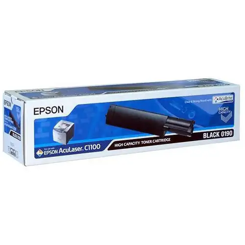 Картридж Epson AcuLaser C1100/CX11N/CX11NF  C13S050190, BK, 4K