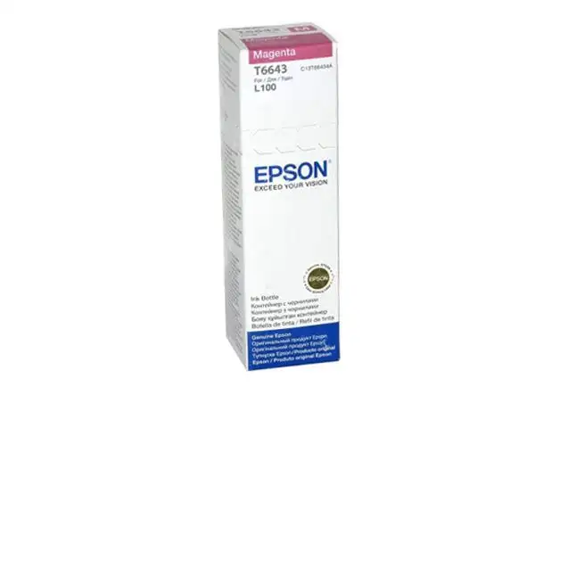 Чернила Epson L100/110/200/210/300/355/550/555 C13T66434A/C13T664398, magenta, 70ml Чернила Epson L100/110/200/210/300/355/550/555 C13T66434A/C13T664398, magenta, 70ml
