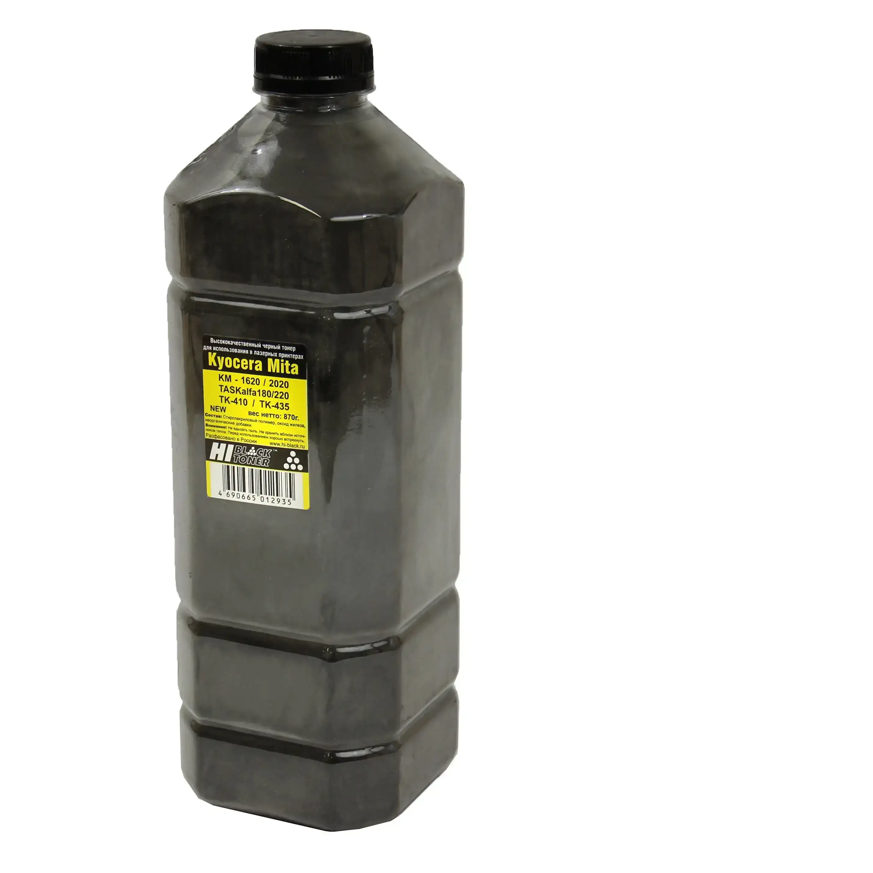 Тонер Hi-Black для Kyocera KM-1620/2020/TASKalfa180/220 (TK-410/TK-435) Bk, 870г, канистра Тонер Hi-Black для Kyocera KM-1620/2020/TASKalfa180/220 (TK-410/TK-435) Bk, 870г, канистра
