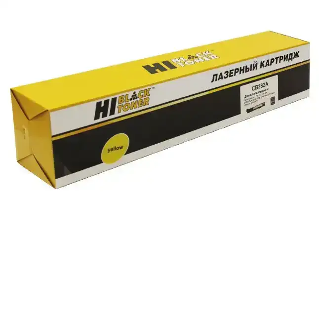 Тонер-картридж Hi-Black (HB-CB382A) для HP CLJ CP6015dn/CM6030/6040MFP, Восстанов, Y, 21K