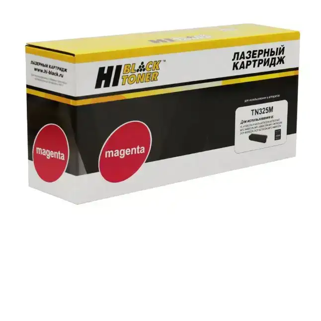 Артикул: vt-9725, Тонер-картридж Hi-Black (HB-TN-325M) для Brother HL-4150CDN/4140CN/4570CDW, M, 3,5K, без чипа, Brother HL-4150CDN/4140CN/ 4570CDW/4570CDWT/MFC-9460CDN/ MFC-9560CDW/MFC-9970CDW/DCP-9055CDN/ DCP-9270CDN/MFC-9465CDN, Партномер: HB-TN-325M, Тип: Картриджи лазерные, Производитель: Hi-Black, для Brother, ТПА для Москвы, для остальных ТПЗ