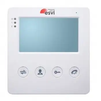 EVJ-4(w) цветной CVBS 4.3 видеодомофон на две вызывные панели, слот microSD