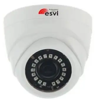 EVL-DL-H11B купольная 4 в 1 видеокамера, 720p, f=2.8мм