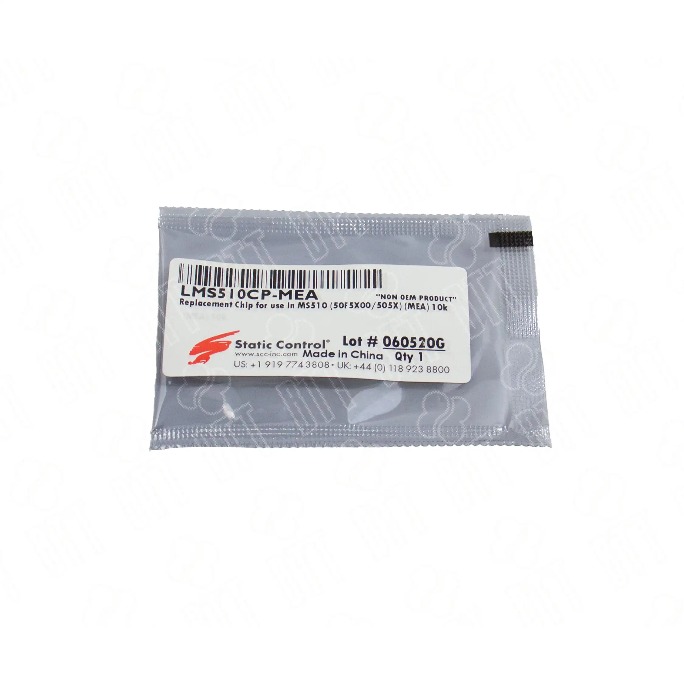 Чип Static Control для Lexmark MX/MS 410/510/610, Bk,10K (для всех регионов, с любыми прошивками)