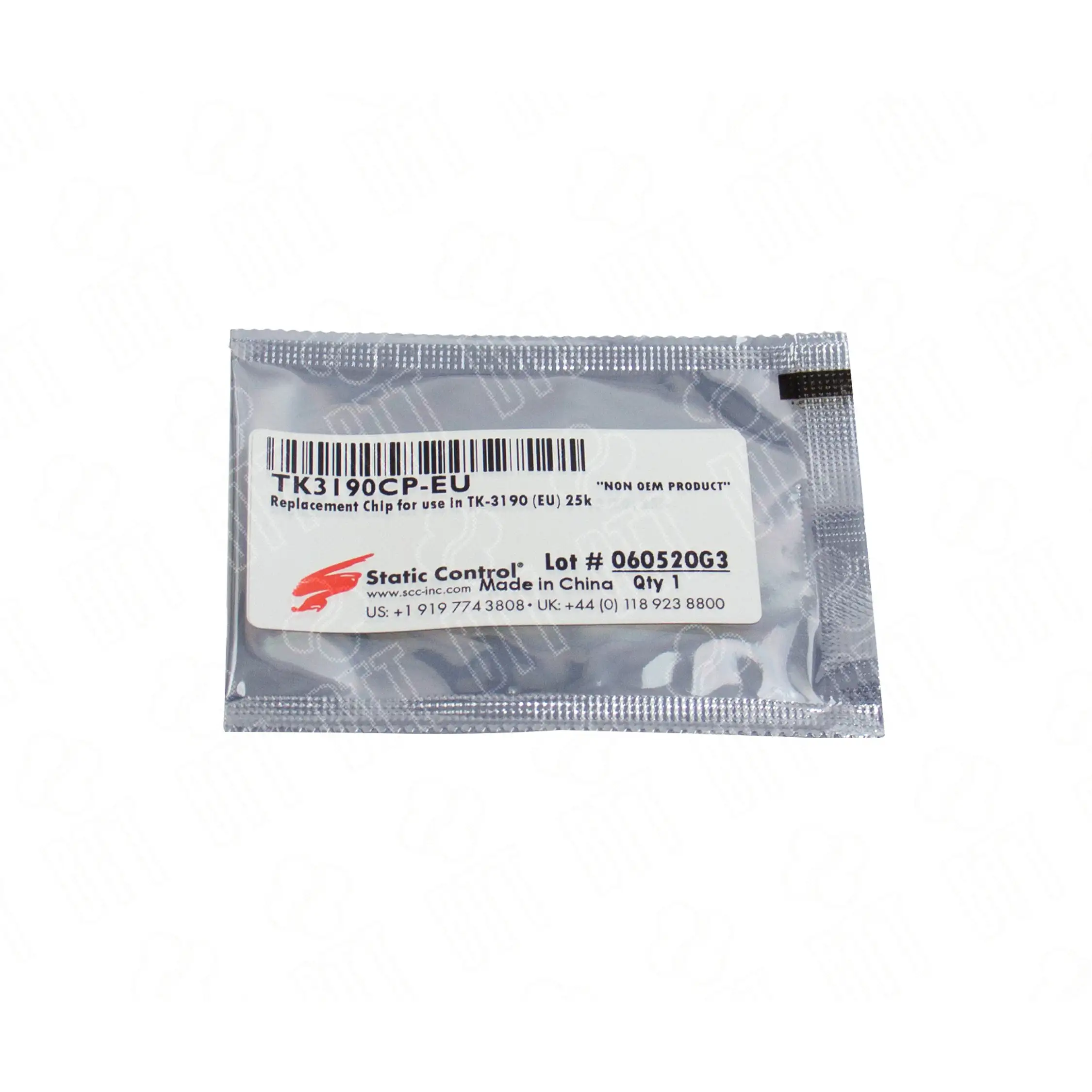 Чип Static Control для Kyocera P3055dn/ECOSYS P3060dn (TK-3190), Bk, 25K