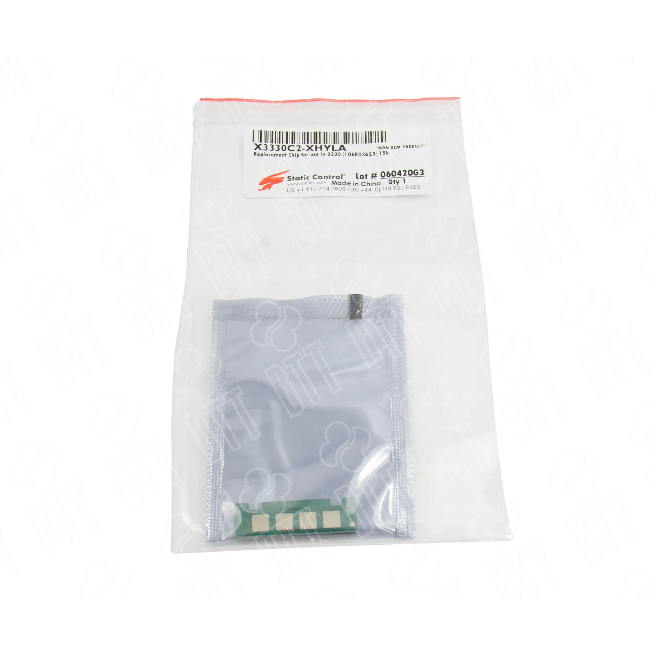 Чип Static Control для Xerox Phaser 3330/WC 3335/3345 (106R03621), Bk, 8,5K