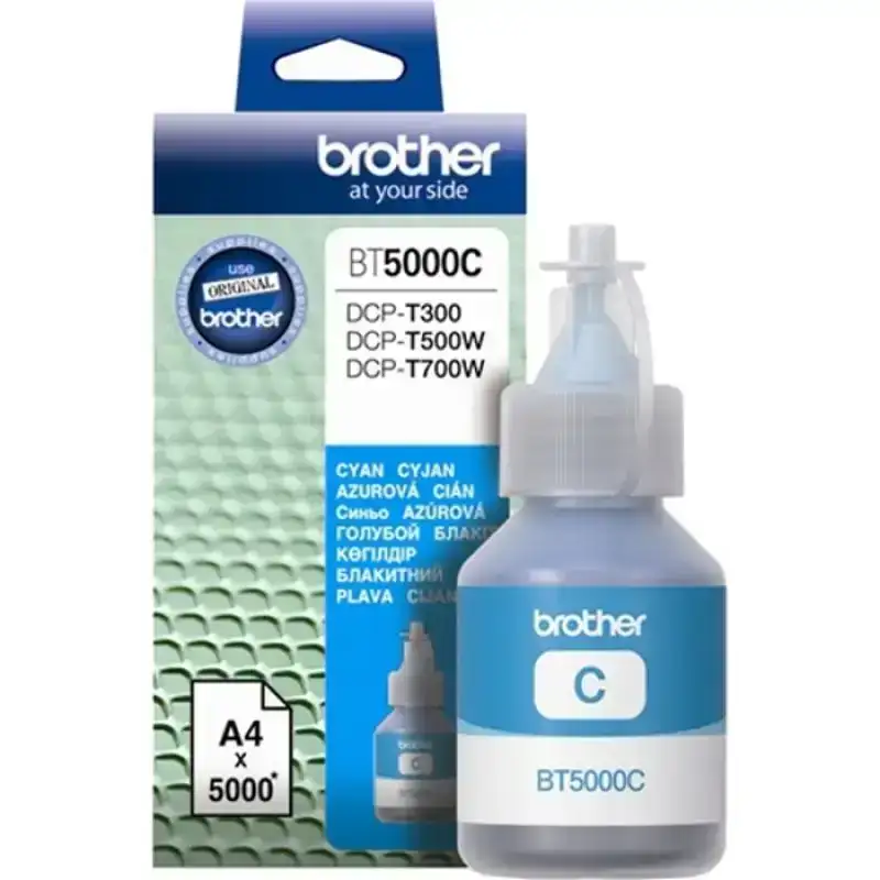 Чернила BT-5000С для Brother DCPT300/500W/700W голубые (41,8мл, 5000стр) Чернила BT-5000С для Brother DCPT300/500W/700W голубые (41,8мл, 5000стр)