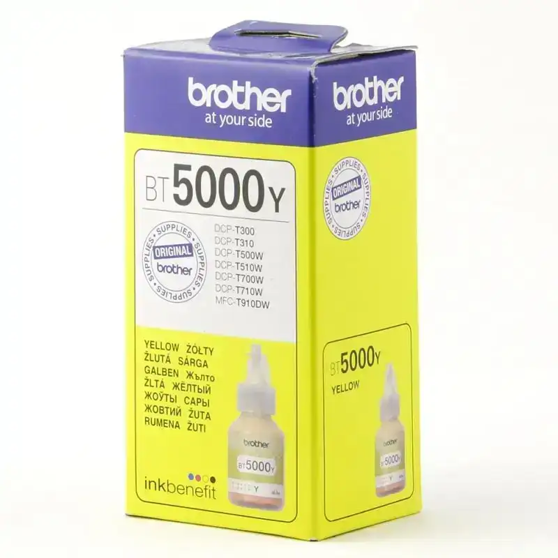 Чернила BT-5000Y для Brother DCPT300/500W/700W жёлтые (41,8мл, 5000стр) Чернила BT-5000Y для Brother DCPT300/500W/700W жёлтые (41,8мл, 5000стр)