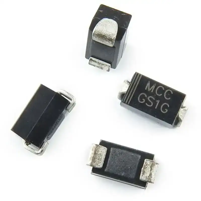 GS1M, Диод выпрямительный, 1А, 1000В, [SMA / DO-214AC]