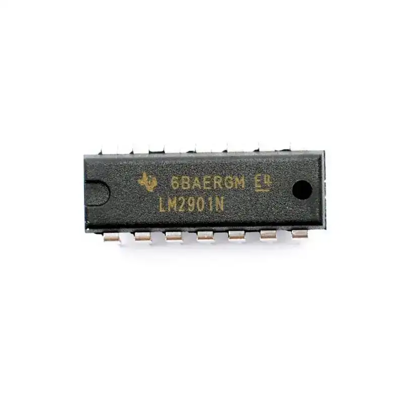 LM2901N, Маломощный квадрантный компаратор напряжения (=К1401СА2), [DIP-14]
