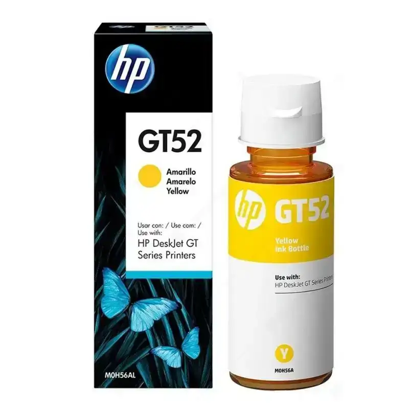 Чернила GT52 для HP DJ GT, 8000стр/70мл жёлтые M0H56AE Чернила GT52 для HP DJ GT, 8000стр/70мл жёлтые M0H56AE